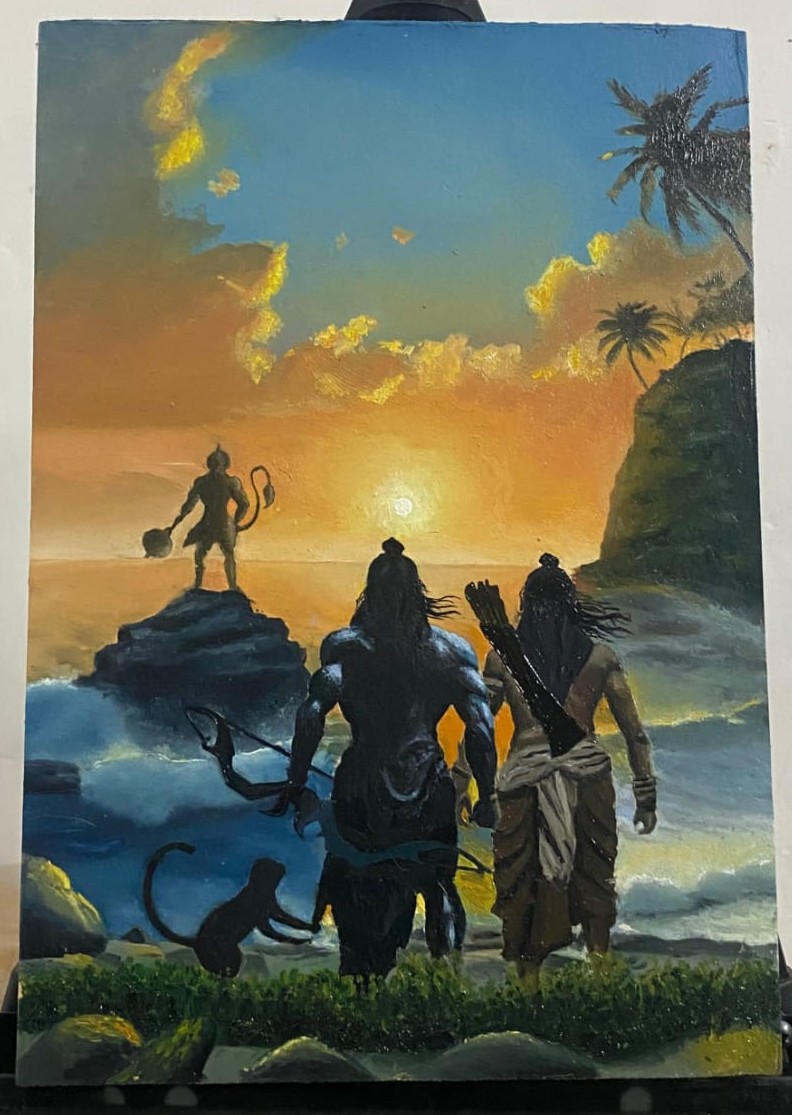 Towards Lanka – Original Oil Painting